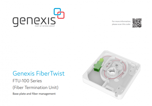 Genexis FiberTwist FTU-110 1-Faser Lösung